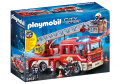 Playmobil Игровой набор Playmobil «Пожарная машина с лестницей»  со светом и звуком
